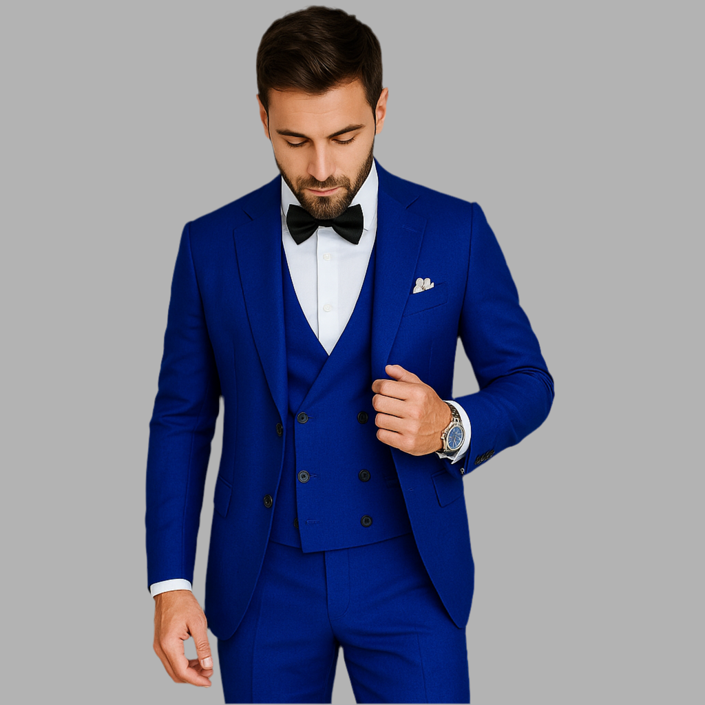 Herenpak met colbert, gilet en broek