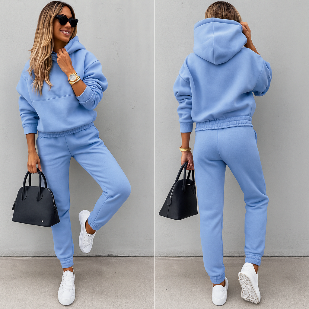 Dames trainingspak met hoodie en joggingbroek