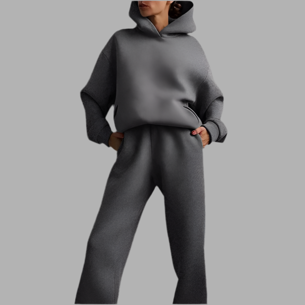 Tweedelige set met hoodie en broek