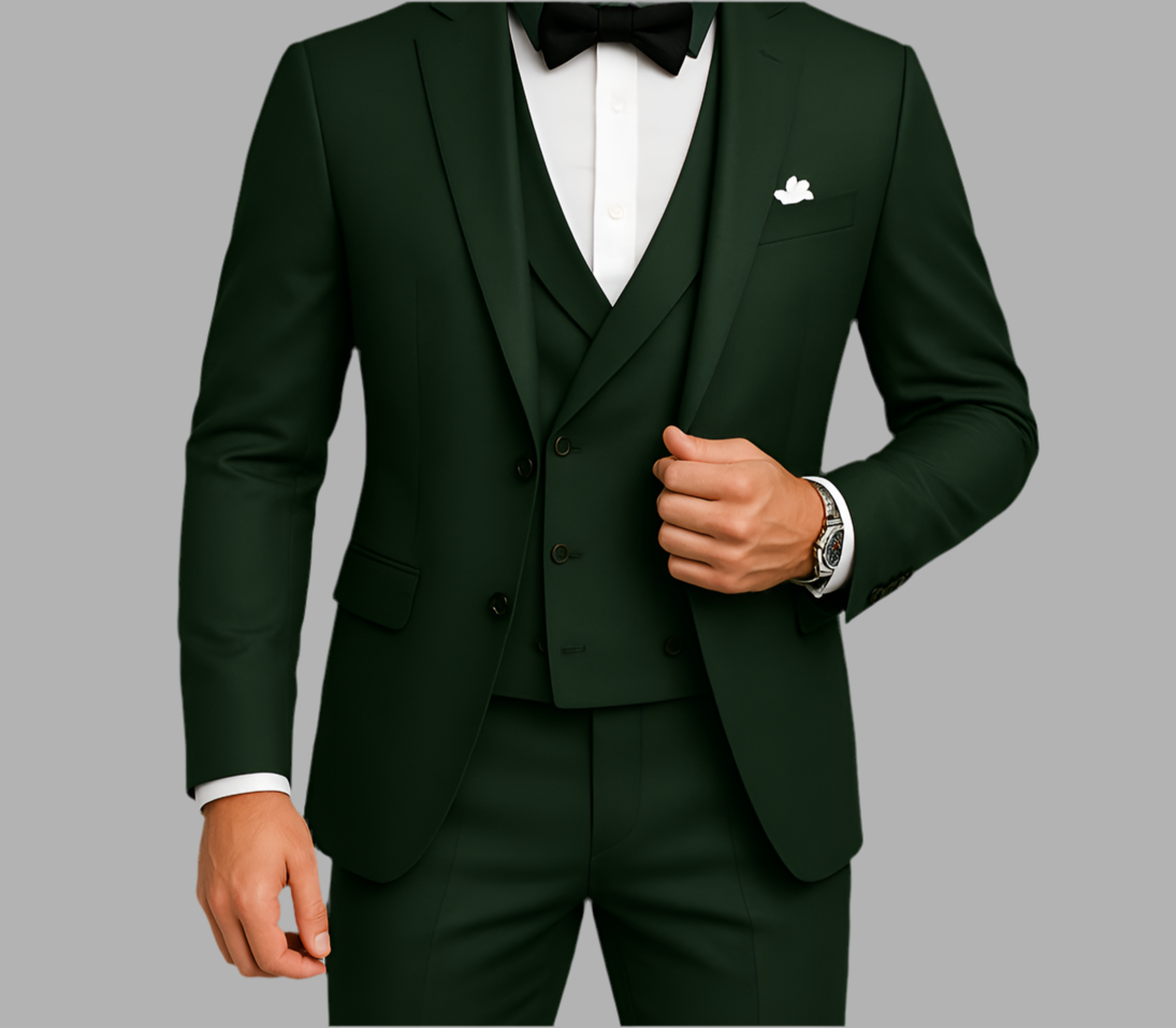 Herenpak met colbert, gilet en broek