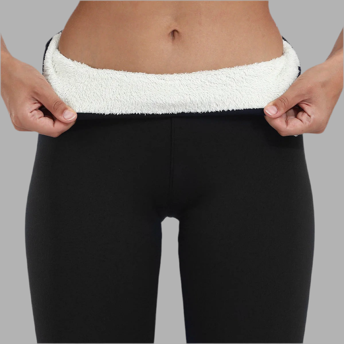 Dameslegging met elastische tailleband en voering