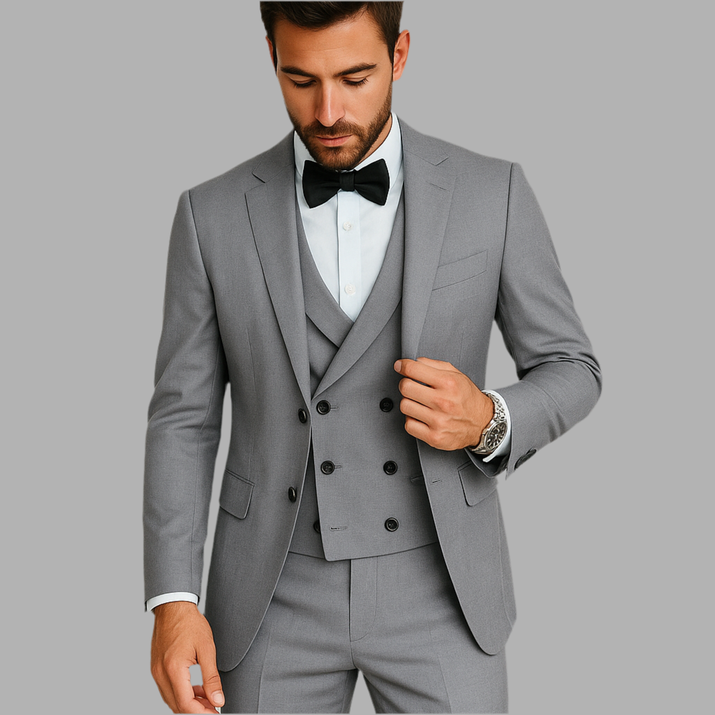 Herenpak met colbert, gilet en broek