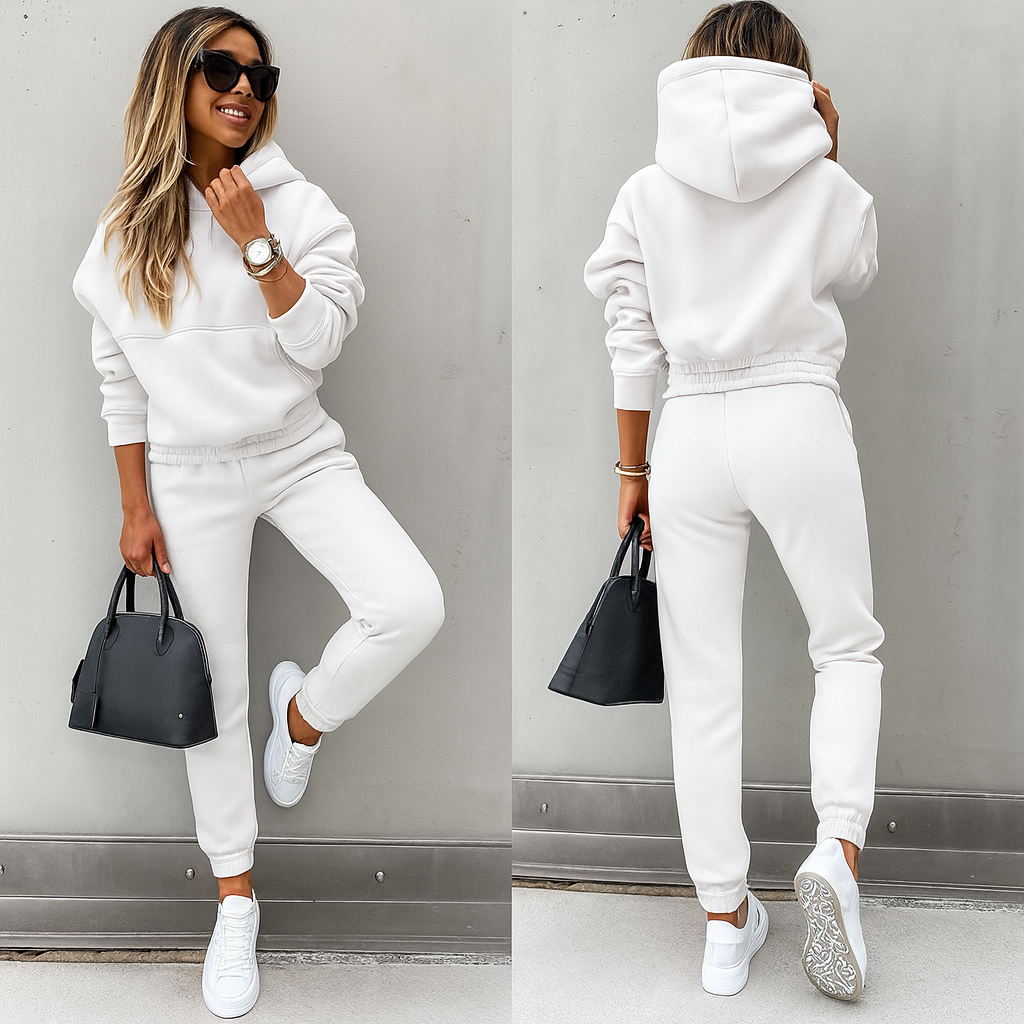 Dames trainingspak met hoodie en joggingbroek