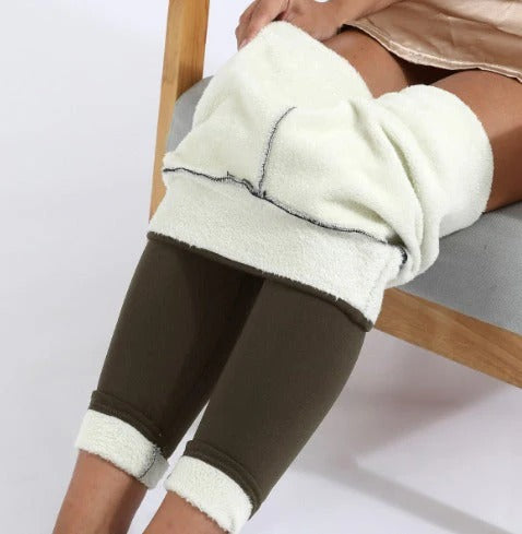 Dameslegging met elastische tailleband en voering
