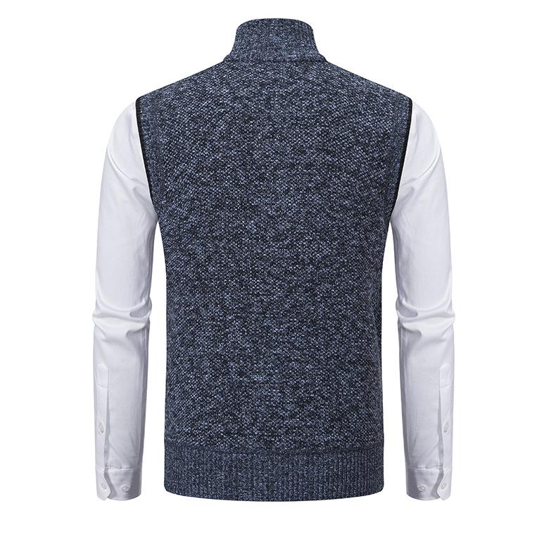 Heren bodywarmer met ritssluiting en opstaande kraag