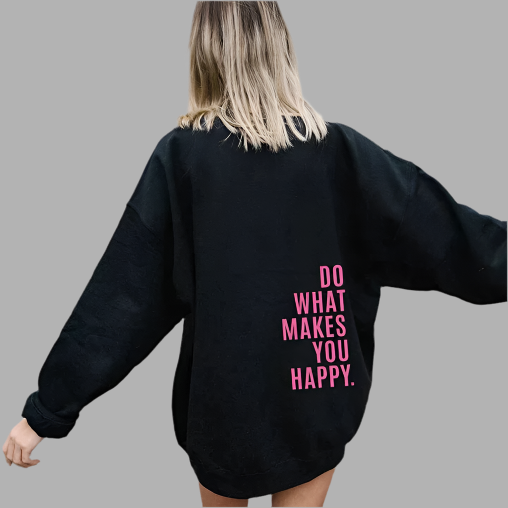 Hoodie met capuchon en tekstprint